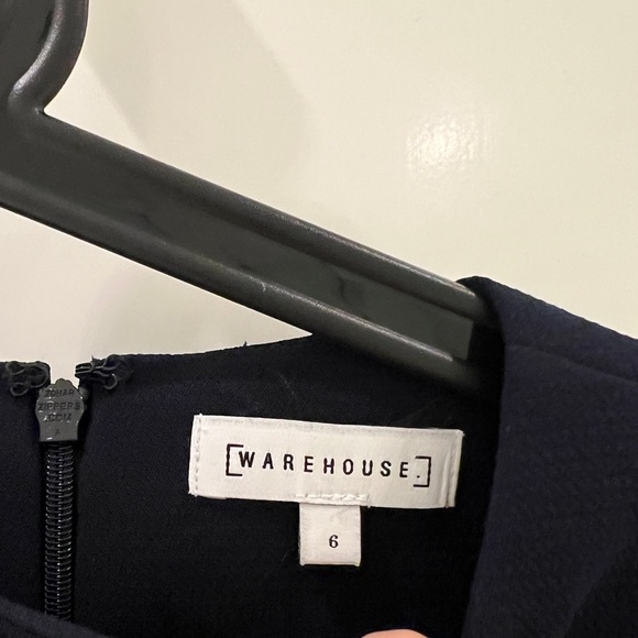 Warehouse Navy Blue Dress - Picture 8 of 10